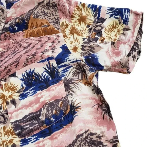 Urban Outfitters Tropical Viscose Shirt S - Picture 2 of 4